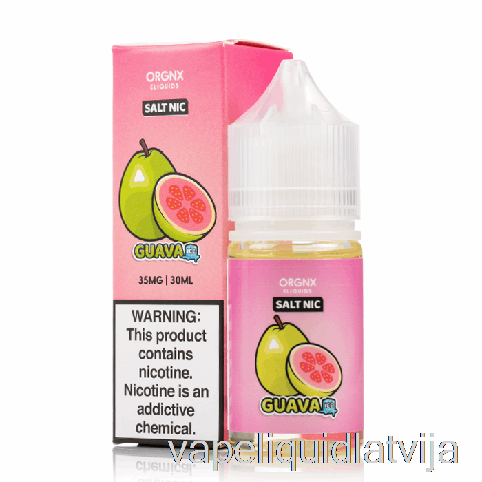 Gvajaves Ledus Sāļi - Orgnx E-šķidrums - 30ml 35mg Vape šķidrums